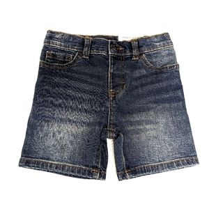 Okie Dokie denim jean shorts 3T snap adjustable waist belt loops pockets